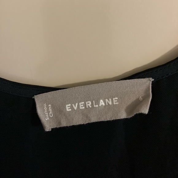 Everlane Japanese Goweave Tank Wrap Dress, black, size 6, EUC - Picture 4 of 4